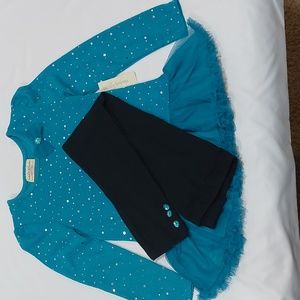 Bobbie Brooks 2-Piece Sweater and Leggings Girls Size S